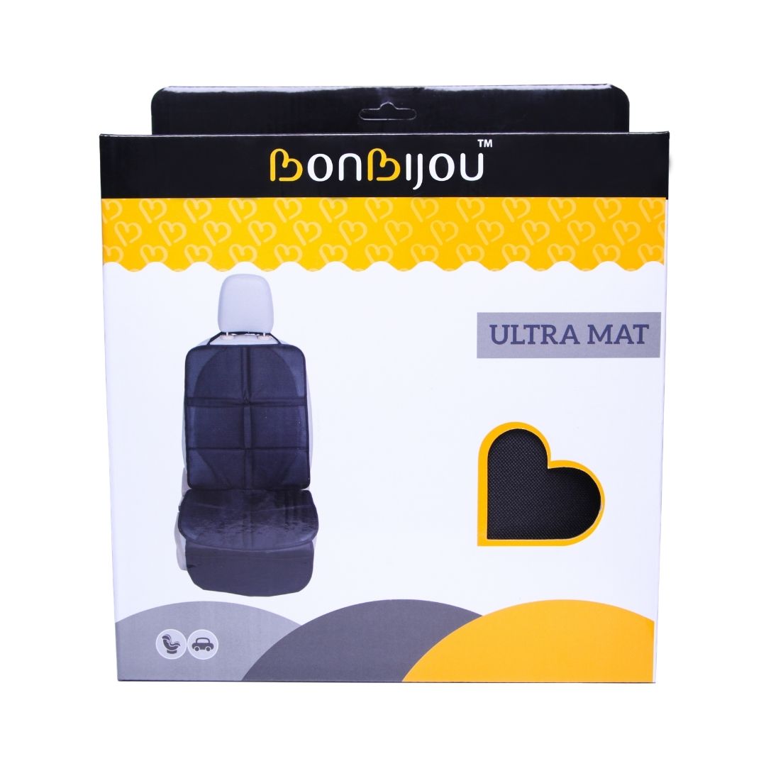 Bonbijou Ultra Mat Car Seat Protector, Dark Grey
