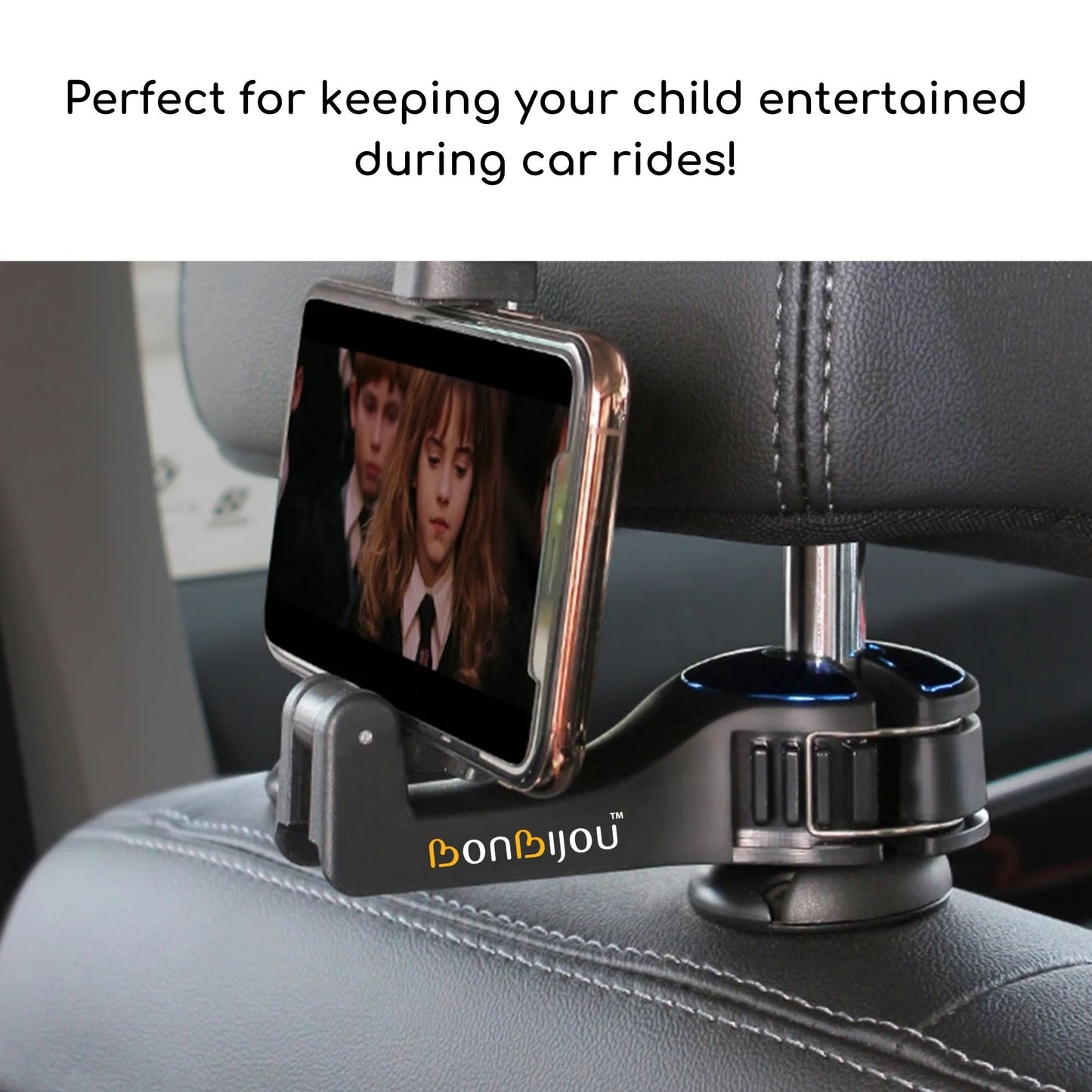 Bonbijou Multifunctional Car Hook With Mobile Phone Holder