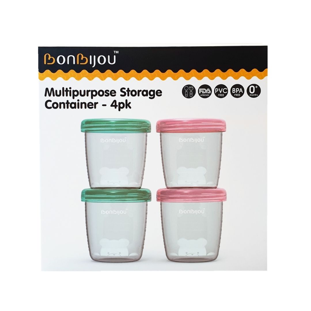 (S/O) Bonbijiou Multipurpose Storage Container - 4PK