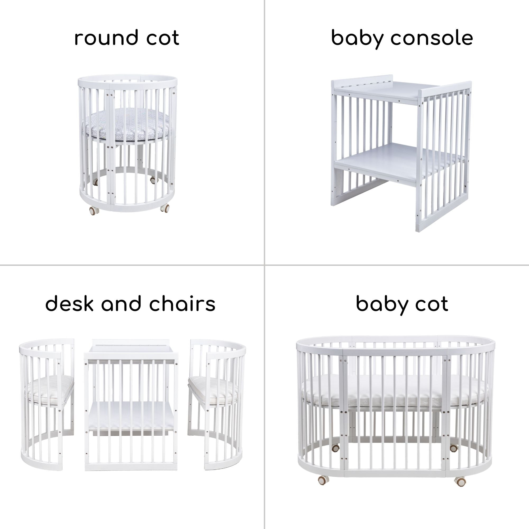 7 in best sale 1 baby bed